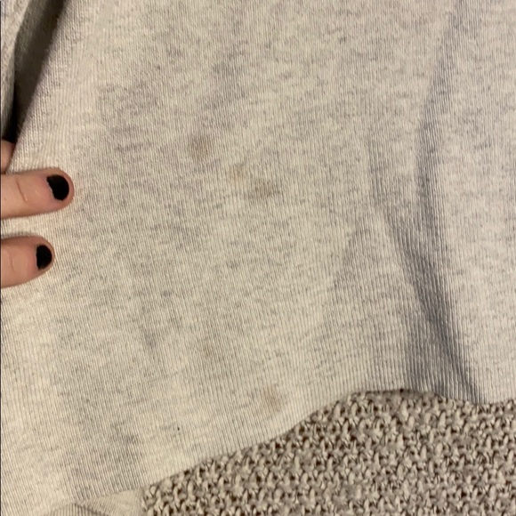H&M Basic Mock Neck Sweater - White/Cream (L) - Picture 5 of 7